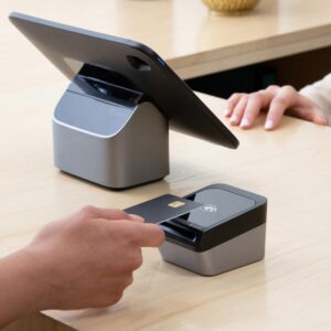 Shopify Dock for Tap & Chip Card Reader - POS Docking Station for Retail, Small Business - Holder Stand for Contactless Payment Credit Card Reader Device