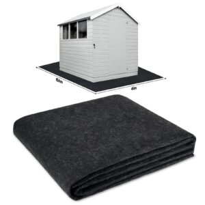 uyghhk outdoor storage shed mat, 4 x 6 ft shed flooring mat carport garage floor mat, waterproof moistureproof fit for sheds & outdoor storage clearance