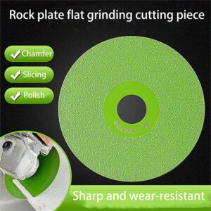 Indestructible disc 5.0 -Rock Plate Flat Grinding Blade, Ceramic Tile, Marble Edge Trimming, 45 Chamfer Grinding Cutting Blade, Ultra Wide fine Sand Sweeping Saw Blade (3)