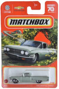 matchbox 1960 chevy el camino, metal parts [green] 29/100