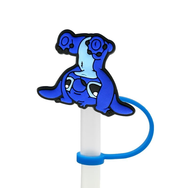 Cartoon Stitch Straw Covers Cap Toppers Compatible with Stanley 30&40 oz Tumbler Cups,Reusable Cute Silicone Straw Tips Lids Protectors for 0.4 in/10mm Stanley Cups Accessories 1794-01-08