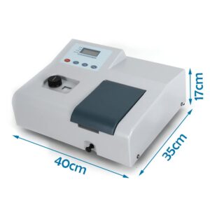 PIAOCAIYIN 721 Visible Spectrophotometer, 110V Lab Spectrometer Digital LCD Display 350-1020nm, Tungsten Lamp Laboratory Equipment, Low Noise, Automatic Zero