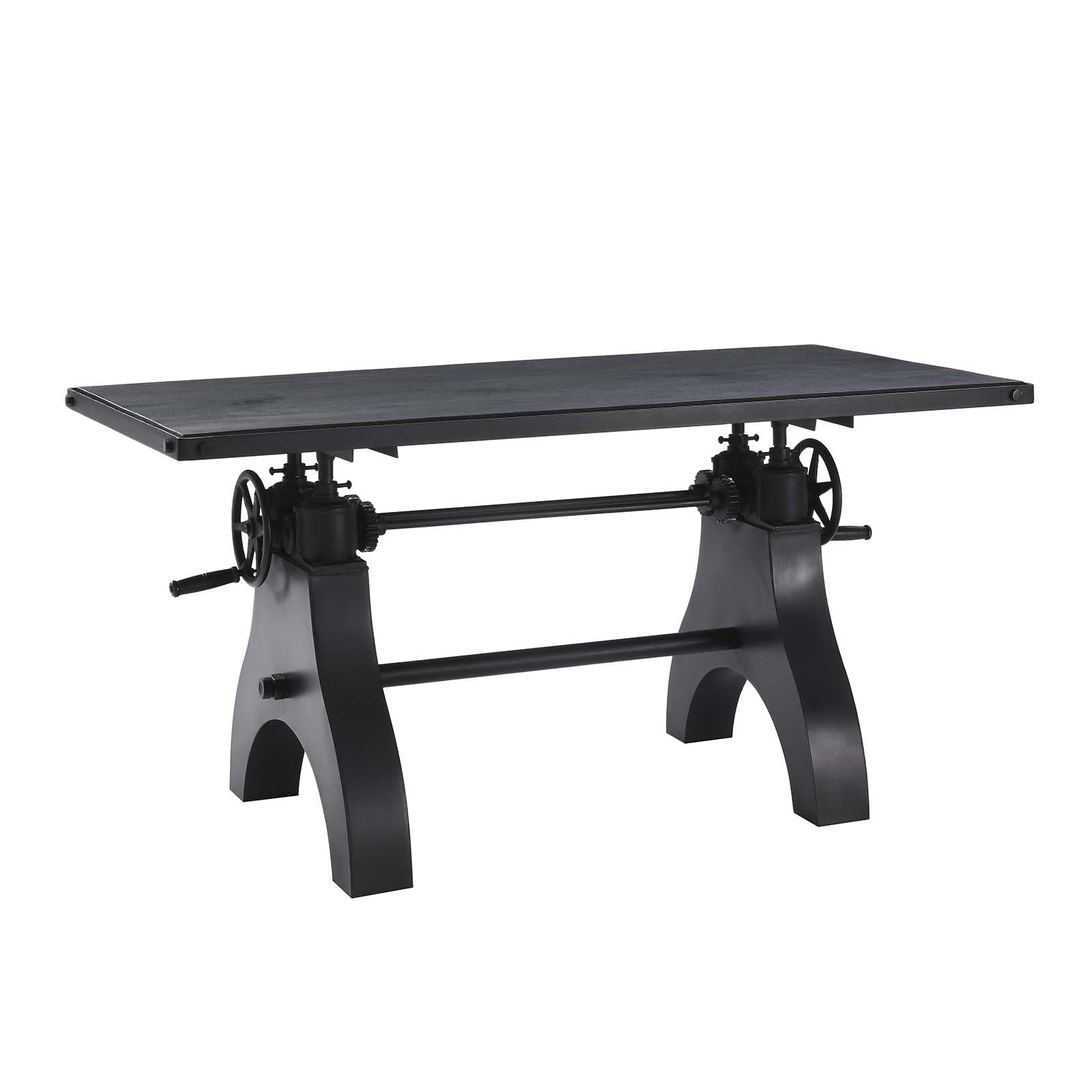 Modway 60" Adjustable Counter/Bar-Height Table or Computer Desk Black