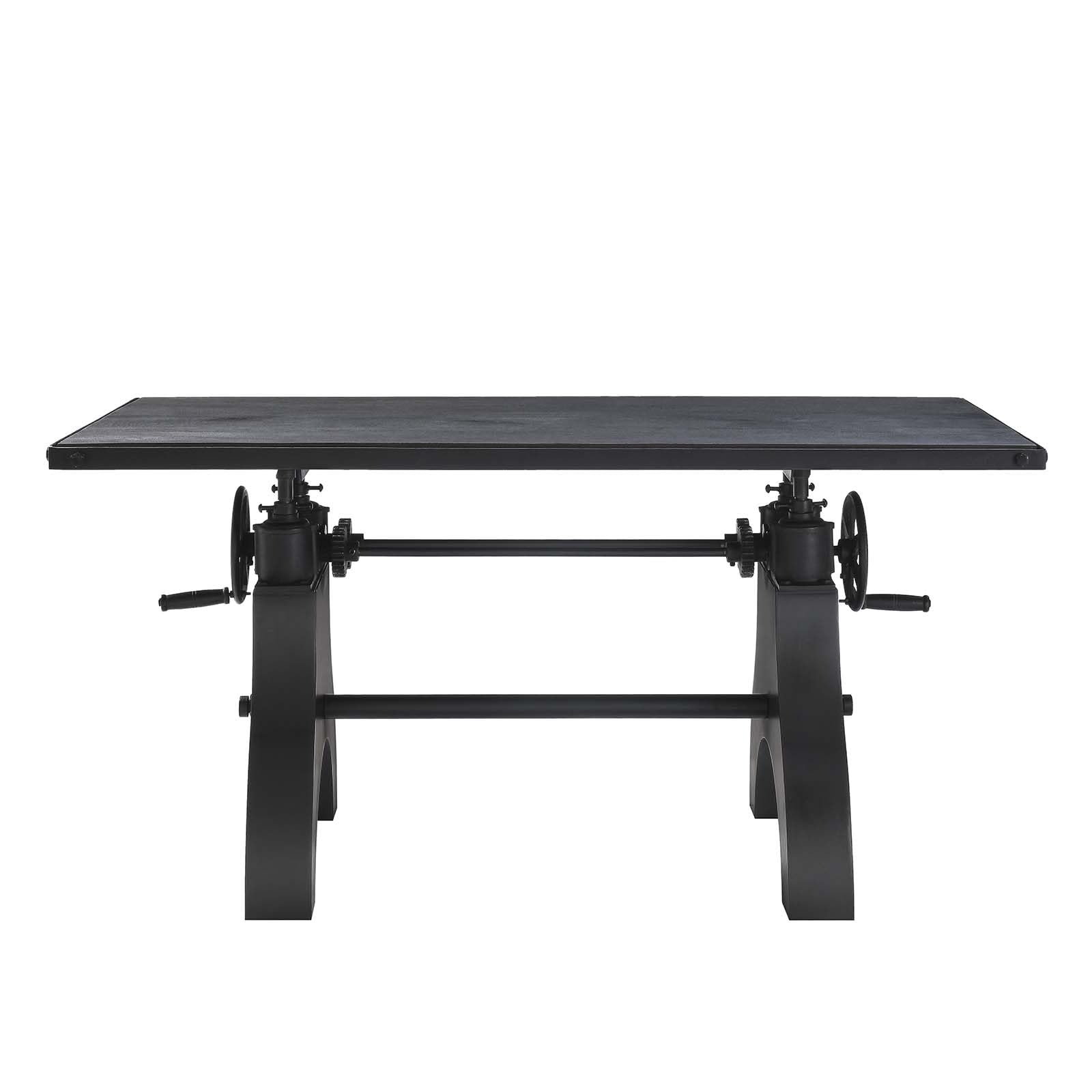 Modway 60" Adjustable Counter/Bar-Height Table or Computer Desk Black