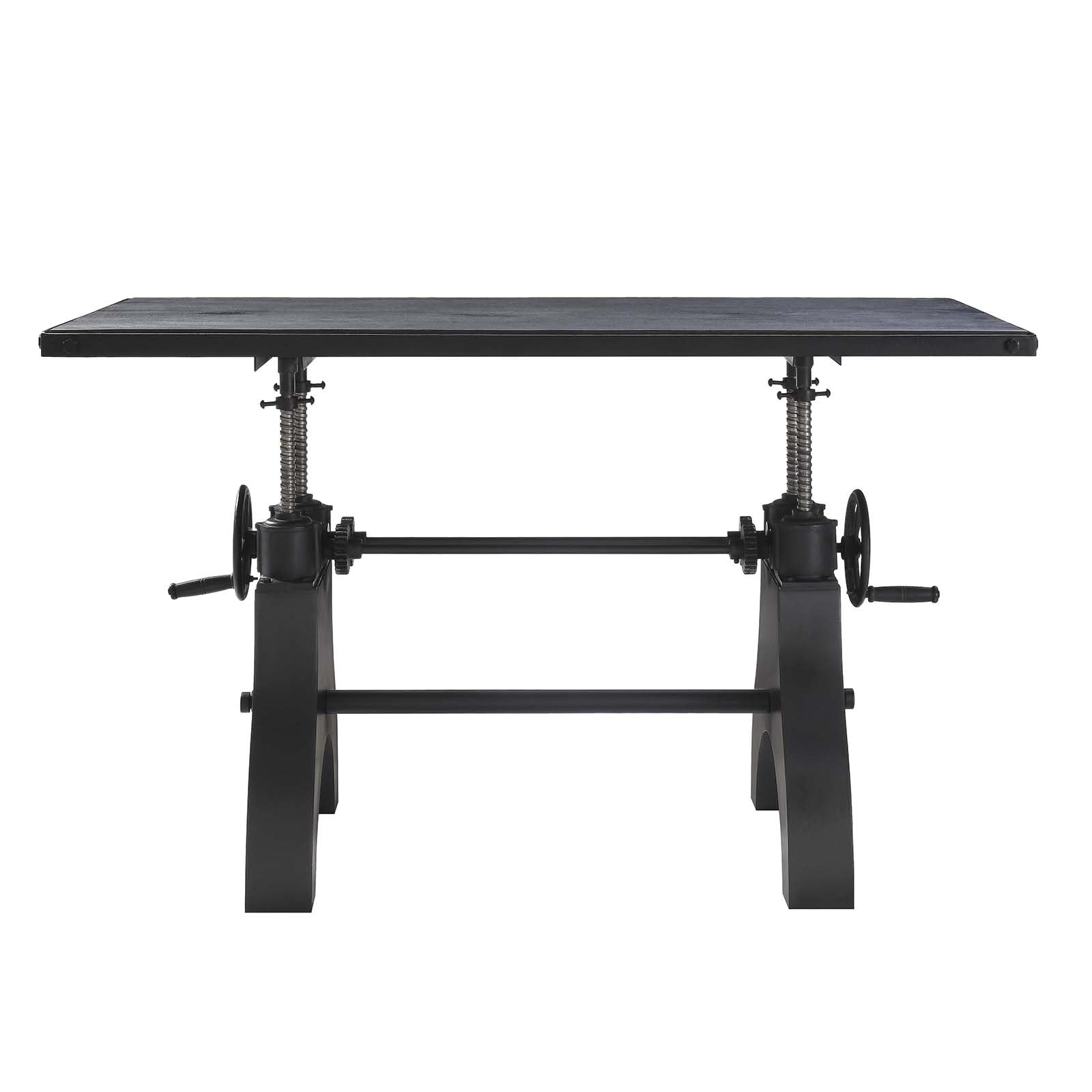 Modway 60" Adjustable Counter/Bar-Height Table or Computer Desk Black