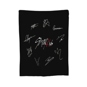 Stray Kids Soft and Comfortable Wool Fleece Throw Blankets Yoga Blanket Beach Blanket Suitable for Home and Tourist Camping