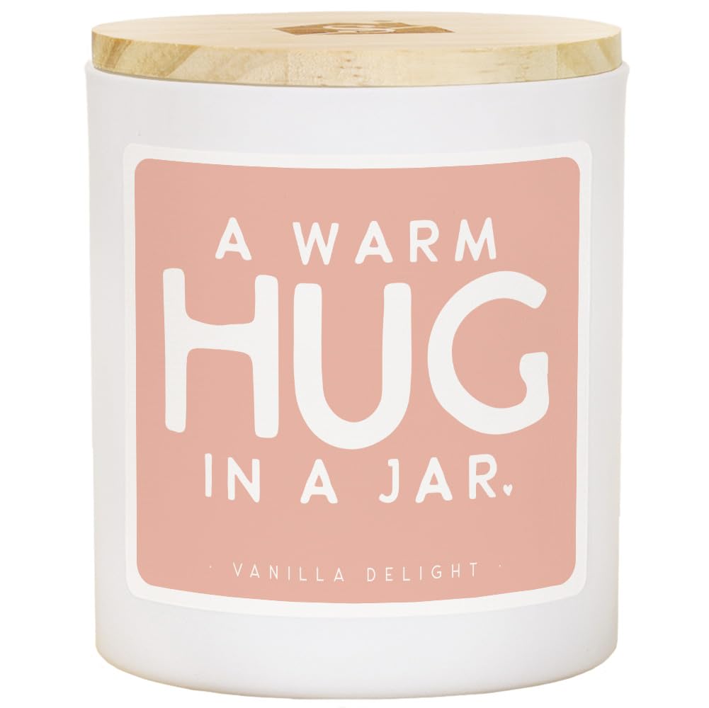 Simply Said, INC Vanilla Candle, A Warm Hug in A Jar, Hug in a Jar Candle, Thinking of You Candle, Homesick Candle, Get Well Soon Candle, CDL1048