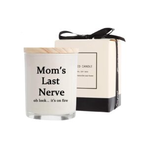 gifts for mom from daughter son - best gifts, funny birthday & mothers day & thanksgiving & christmas gifts, vanilla candles(5.8oz)