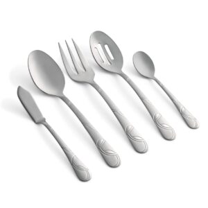 Cambridge Felicity Sand Piece Flatware Set, 45 Count