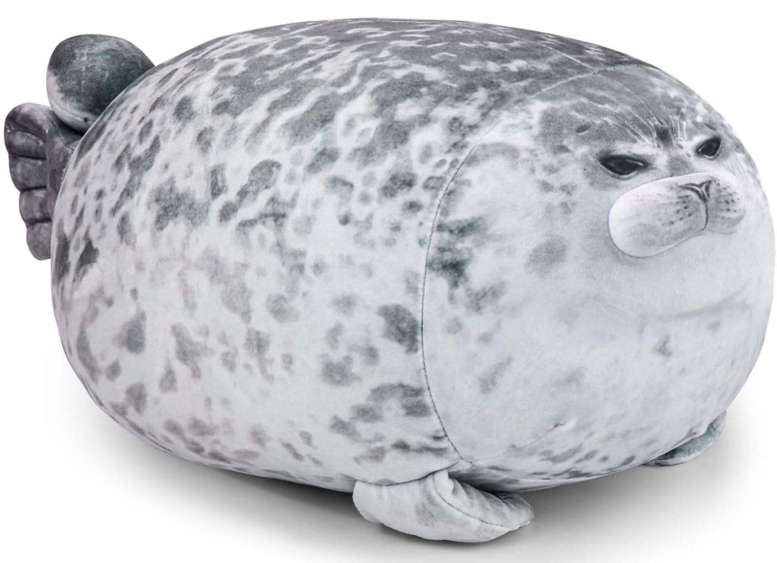 LUXSIT 23.8 Inch Chubby Blob Seal Pillow, Large Seal Plush Pillow, Soft and Cute Seal Stuffed Animal Toy for Kids and Adults, Great Gift Idea for Christmas, Birthdays and Anniversaries