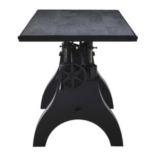 Modway 60" Adjustable Counter/Bar-Height Table or Computer Desk Black