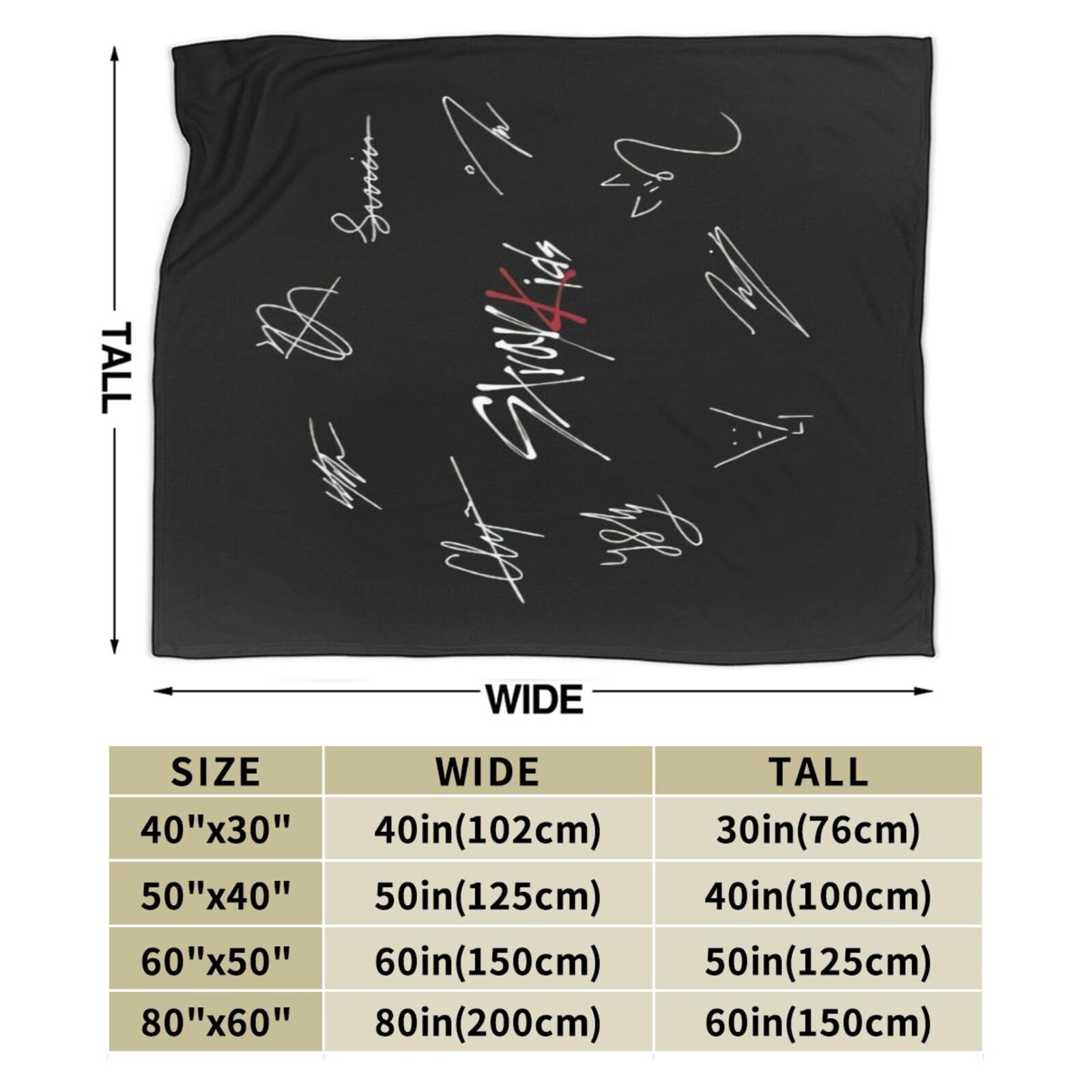 Stray Kids Soft and Comfortable Wool Fleece Throw Blankets Yoga Blanket Beach Blanket Suitable for Home and Tourist Camping