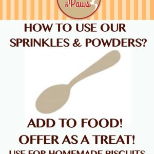 Sprinkles & Paws Liver and Veggies Dog Food Topper | Healthy Powder Form | Helps with Eating, Add to Food or Kibble or as Treat | Meal Mixer with Beef Flavour, Rich in Vitamins and nutrients