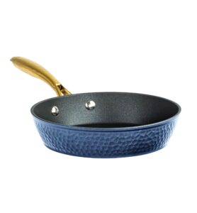 granitestone 8 inch non stick frying pans nonstick frying pan skillet nonstick pan, non stick pan, induction pan, kitchen pans, cooking pan, ceramic pan for cooking, dishwasher safe, navy blue…