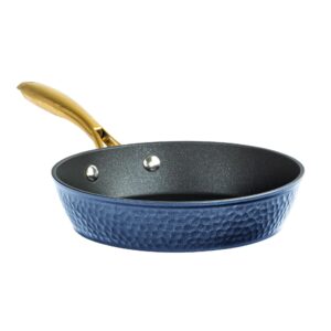 Granitestone 8 Inch Non Stick Frying Pans Nonstick Frying Pan Skillet Nonstick Pan, Non Stick Pan, Induction Pan, Kitchen Pans, Cooking Pan, Ceramic Pan for Cooking, Dishwasher Safe, Navy Blue…