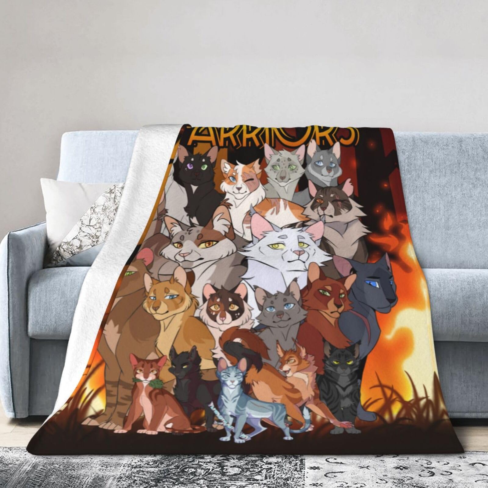 Cats Blanket for Women Girls Goys Pet Kids Soft Warm Cozy Throw Blanket Sofa Bed Fleece Travel Blanket Gifts 50"x40"