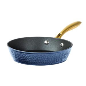 Granitestone 10 Inch Non Stick Frying Pans Nonstick Frying Pan Skillet Nonstick Pan, Large Non Stick Pan, Induction Pan, Kitchen Pans, Cooking Pan, Ceramic Pan for Cooking, Dishwasher Safe, Navy Blue