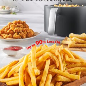 Toshiba 7.7QT Air Fryer, Family-Size for Quick and Easy Meals, 12 Preset Menus and Menu-IQ Function, 1°F Precision, 90% less fat, Double-sided Handles Easy Carrying