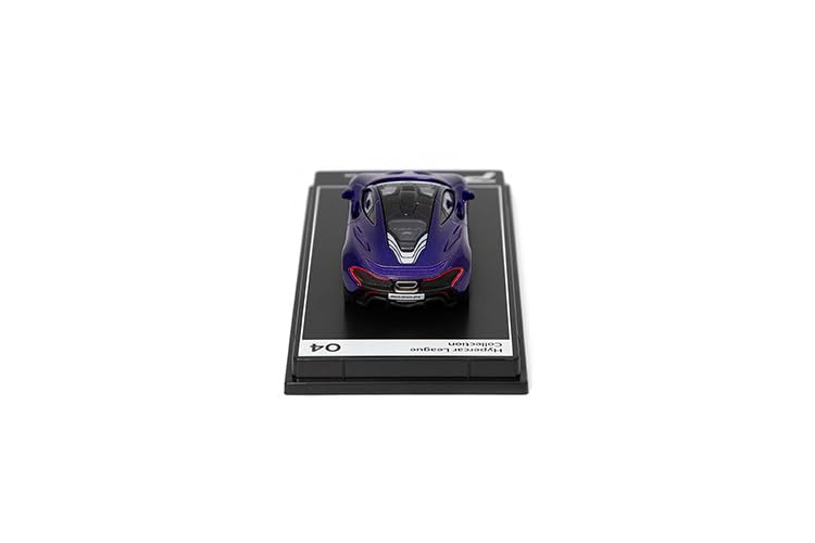 PosterCars 1:64 Scale McLaren P1 Lantana Purple Hypercar League Collection No.4