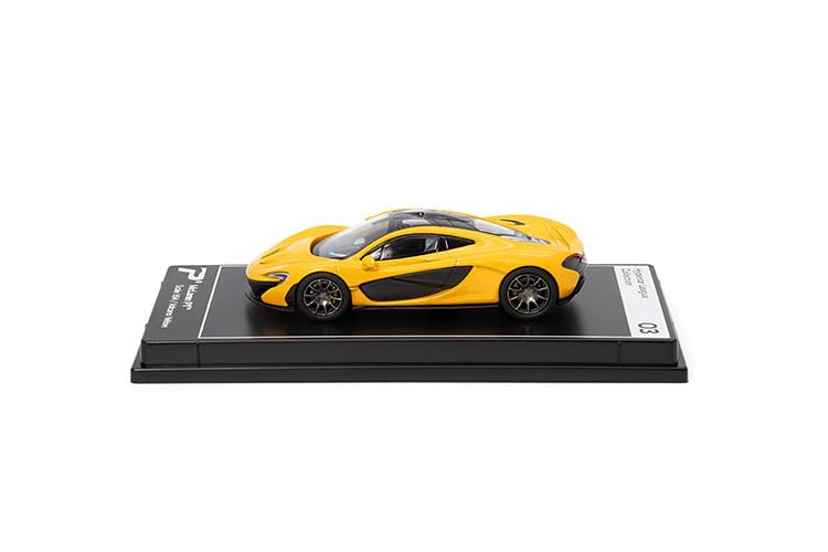 PosterCars 1:64 Scale McLaren P1 Volcano Yellow Hypercar League Collection No.3