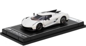 postercars 1:64 scale koenigsegg jesko absolut crystal white hypercar league collection no.6