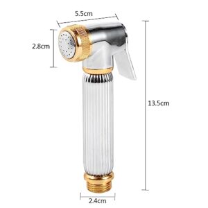 XTevu High Pressure All Metal Bidet Sprayer - Toilet Sprayer Attachment for Bathroom - Handheld Shower Head Nozzle Sprinkler for Home Bathroom Toilet Spray