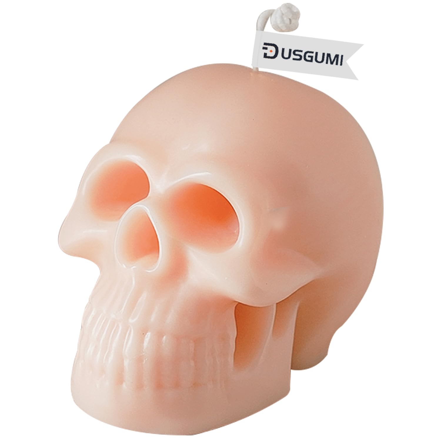 DUSGUMI Pink Skull Shaped Design holiday decor, Handmade unique Gift Candles, Room Decorative For Party.Gothic Home Decor -Goth Room Decor