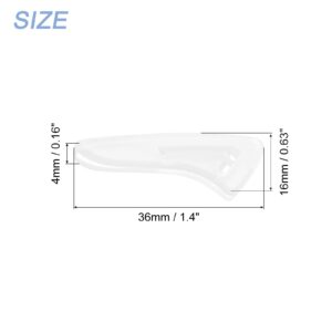 uxcell 25Pcs Blade Knife Tip Protector Cover Plastic Knife Guard Sleeves Transparent Knife Blade Tip Sleeves Cover for Kitchen