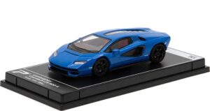 postercars 1:64 scale lamborghini countach lpi 800-4 bleu hypercar league collection no.16