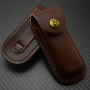 2024 Multi Tool Leather Knife Sheath Folding Pocket Pouch Holster for 5/4.75" Folding Multi-Tool