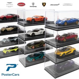 PosterCars 1:64 Scale Koenigsegg Jesko Absolut Sweet Madarin Hypercar League Collection No.5