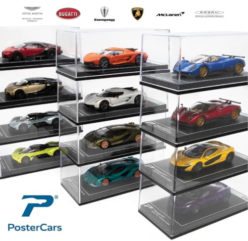 PosterCars 1:64 Scale Koenigsegg Jesko Absolut Sweet Madarin Hypercar League Collection No.5