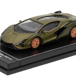 PosterCars 1:64 Scale Lamborghini Sian FKP 37 Verde GEA Hypercar League Collection No.7