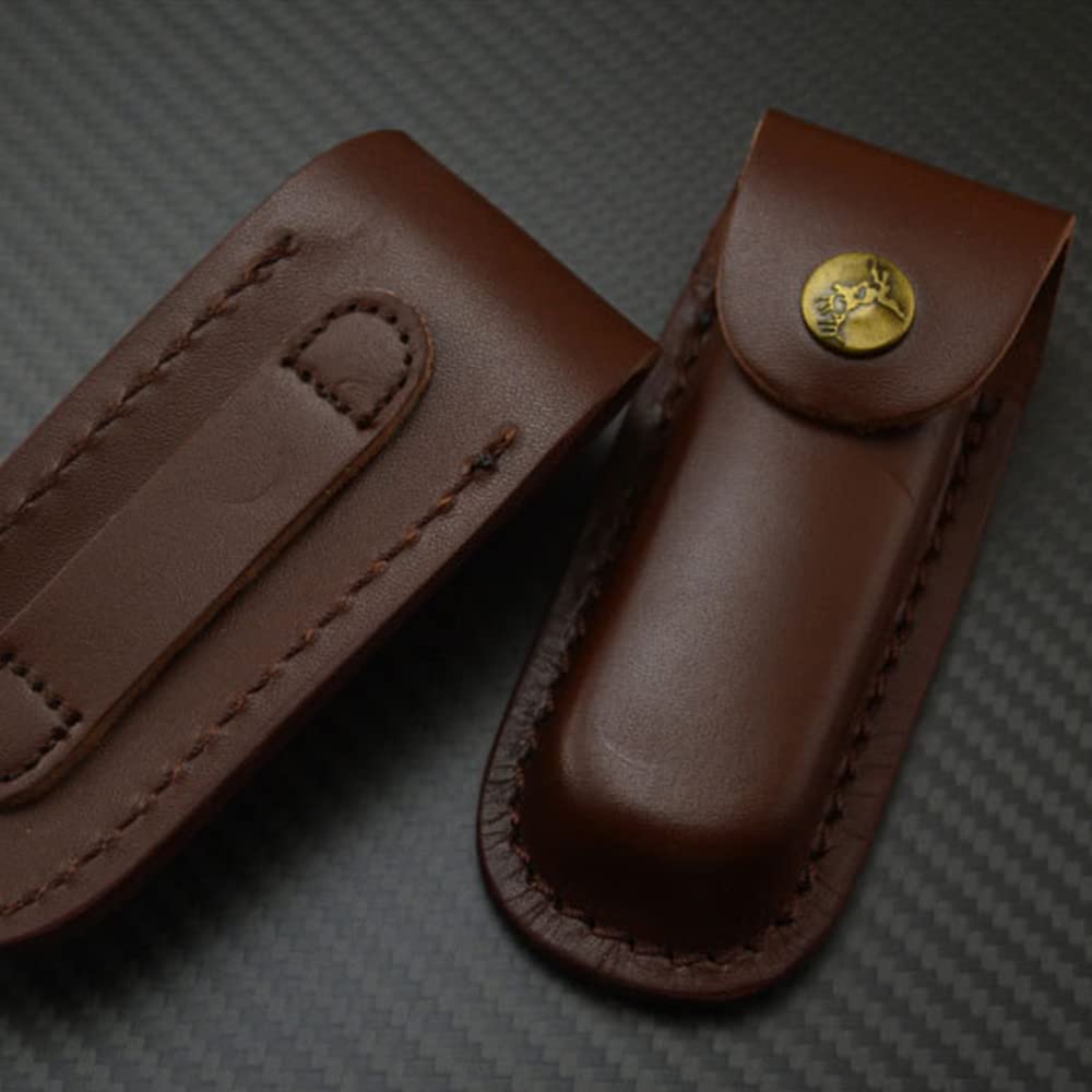 2024 Multi Tool Leather Knife Sheath Folding Pocket Pouch Holster for 5/4.75" Folding Multi-Tool