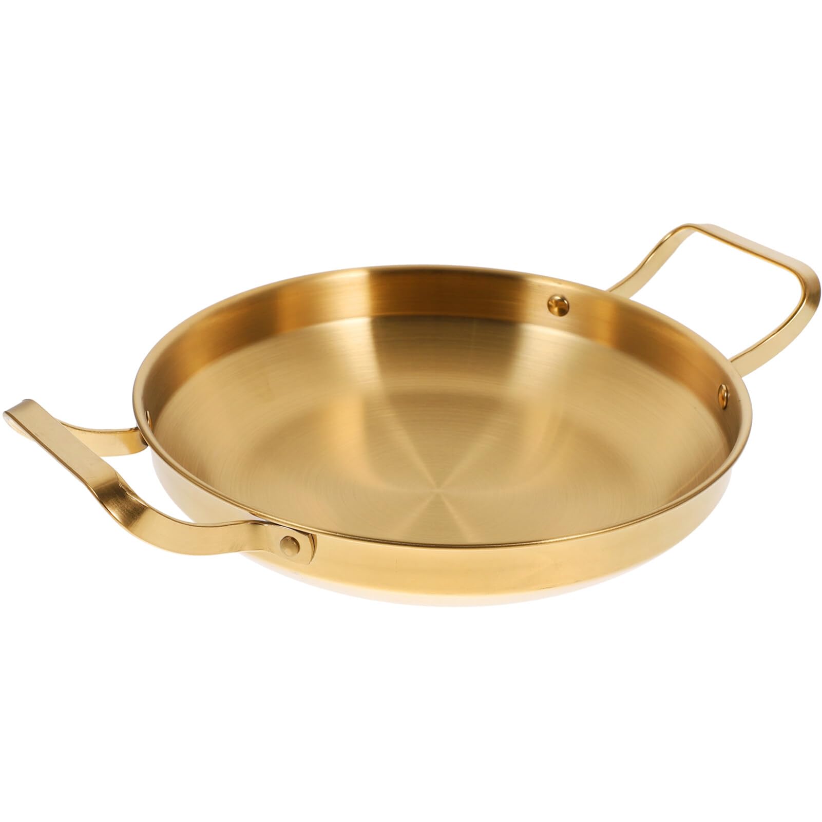 Luxshiny Korean Army Pot Pasta Cooking Pot Steel Noodle Pot Saucepot Boiler Home Cooking Sauce Pan Paella Stove Grill Pan Gold Dinner Plates Cooking Tool Cereal Bowl Vintage Stainless Steel