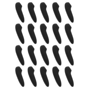 uxcell 20pcs blade knife tip protector cover plastic knife guard sleeves knife blade tip sleeves cover for kitchen, black