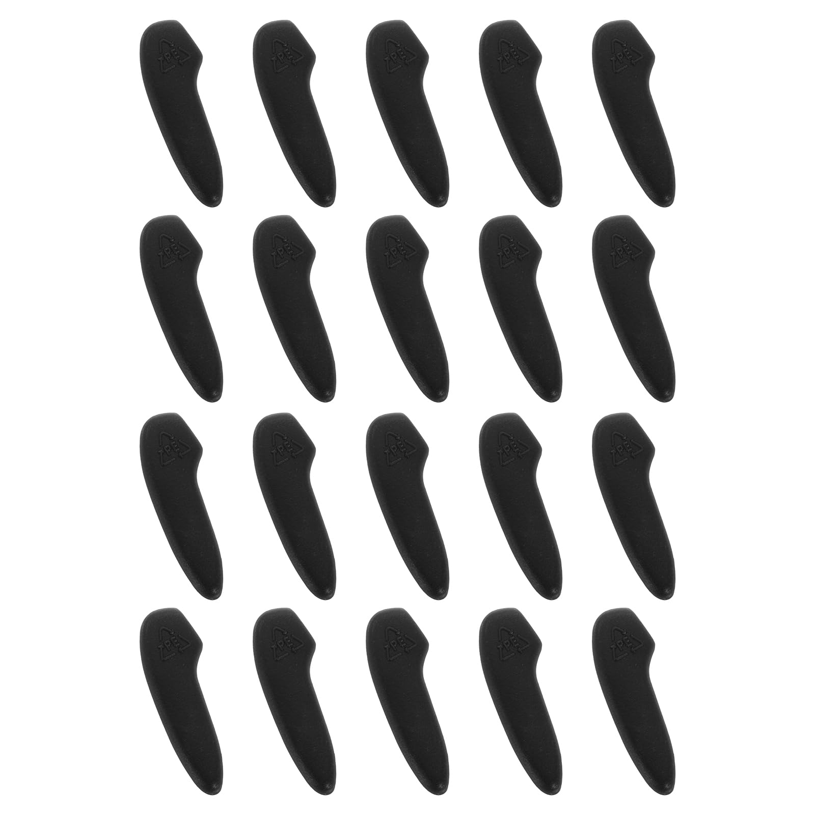 uxcell 20Pcs Blade Knife Tip Protector Cover Plastic Knife Guard Sleeves Knife Blade Tip Sleeves Cover for Kitchen, Black