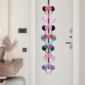 Gocasmus 3Pcs Ear Headband Holders - Wall Mounted Organizers for Displaying Mickey Mouse Ear