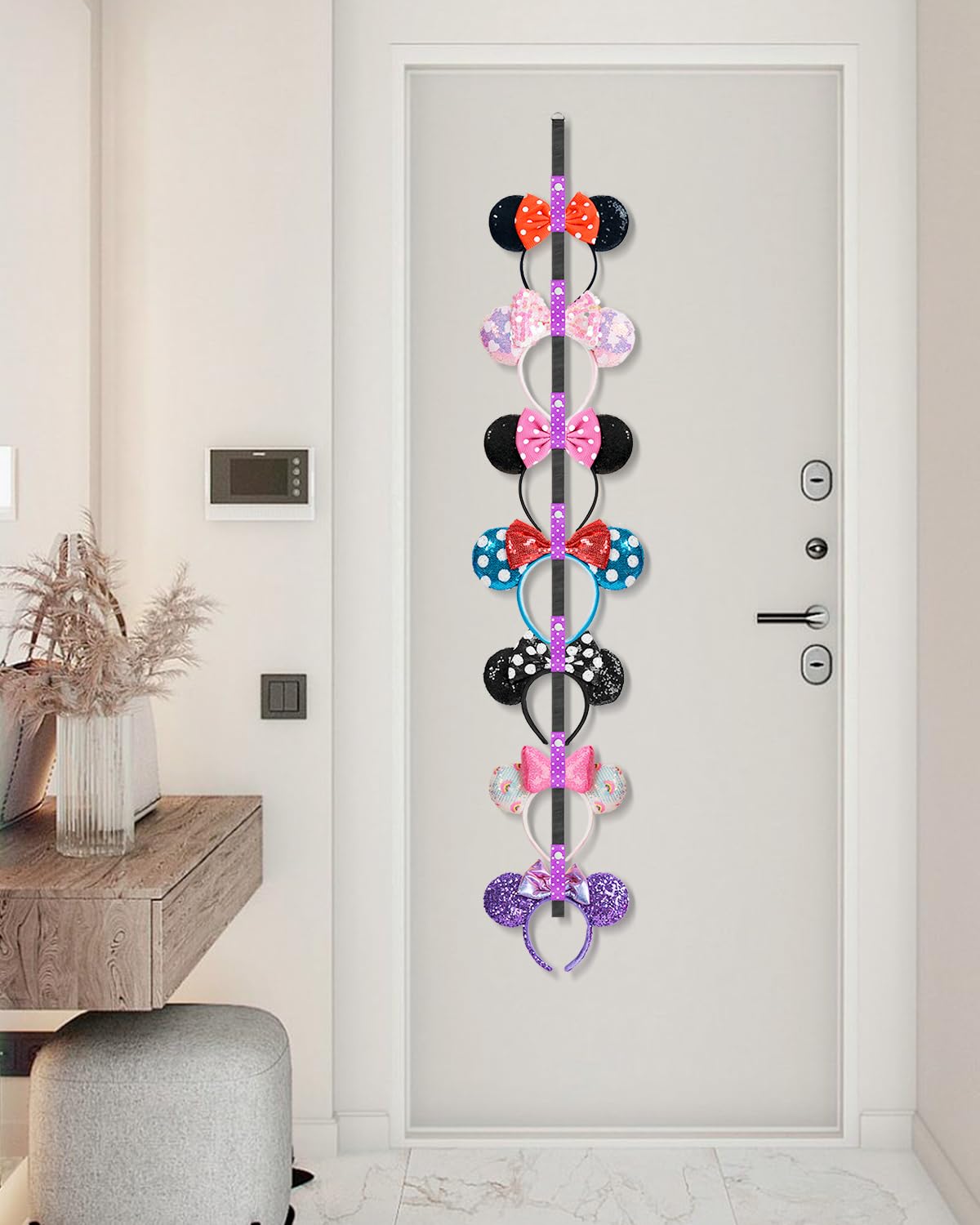 Gocasmus 3Pcs Ear Headband Holders - Wall Mounted Organizers for Displaying Mickey Mouse Ear