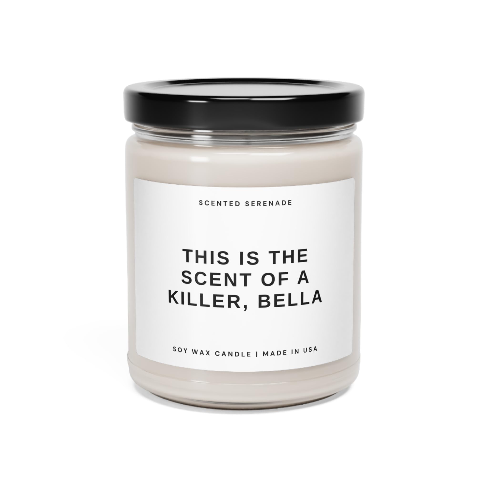 Scent of A Killer Bella Candle, Edward Cullen Candle, Bella Swan, Vampires, Celebrity Candle, Robert Pattinson Gift, Soy Wax Candle - 9oz