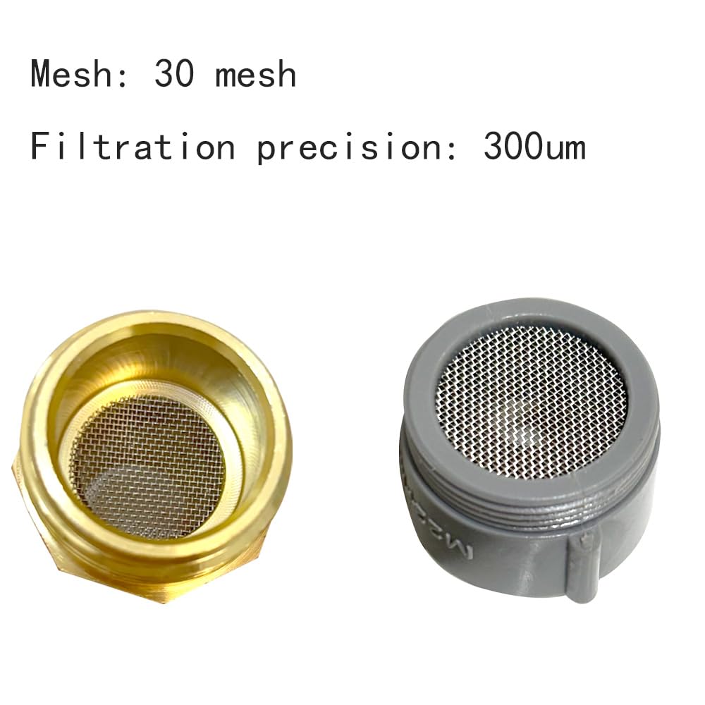 100 PCS 5/8 Inch (.625") 304 Stainless Steel Faucet Screen Replacement, Faucet Aerator Screens,Faucet Aerator