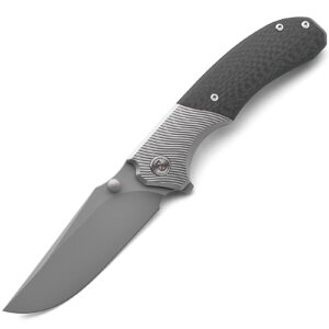 miguron knives m centurion flipper folding knife 3.5" s90v blade titanium and black carbon fiber handle camping hiking pocket knife mgr-609cbk