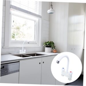 Plastic Faucet Kitchen Faucet Basin Two Handle Faucet Sink Two Handle Faucet Kitchen Basin Faucet Kitchen Sink Faucet Kitchen Two Handle Faucet Plastic Double Handle Faucet