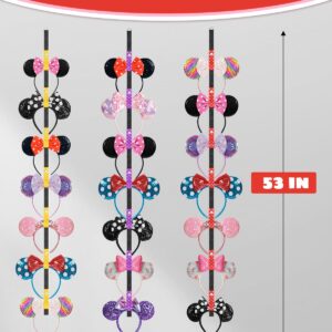 Gocasmus 3Pcs Ear Headband Holders - Wall Mounted Organizers for Displaying Mickey Mouse Ear