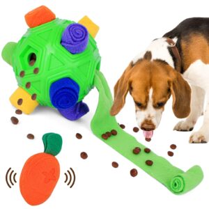 twoper dog toys interactive snuffle ball and puzzle toy for any size dogs, encourages natural foraging skills, slow feeding dog enrichment toys for training and stress relief, machine washable