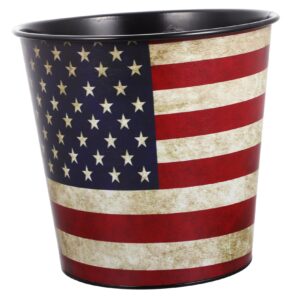 fondotin american flag bathroom trash can flag waste basket bedroom living room stylish design