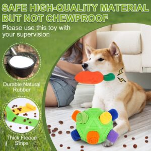 TWOPER Dog Toys Interactive Snuffle Ball and Puzzle Toy for Any Size Dogs, Encourages Natural Foraging Skills, Slow Feeding Dog Enrichment Toys for Training and Stress Relief, Machine Washable