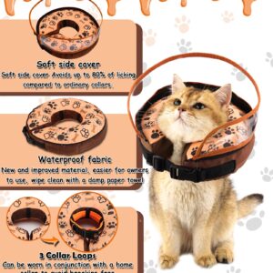 Cat Cone Collar Soft,Adjustable Cat Cone Recovery Collar,Cone for Cats to Stop Licking After Surgery for Kittens(Small Cat Cone)