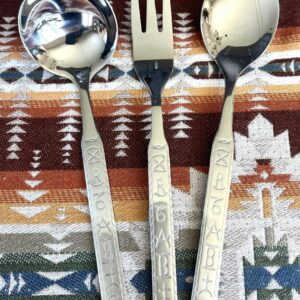 Ranch Brands Stainless Silverware Serving Set (3 Piece) by Cowboy Living