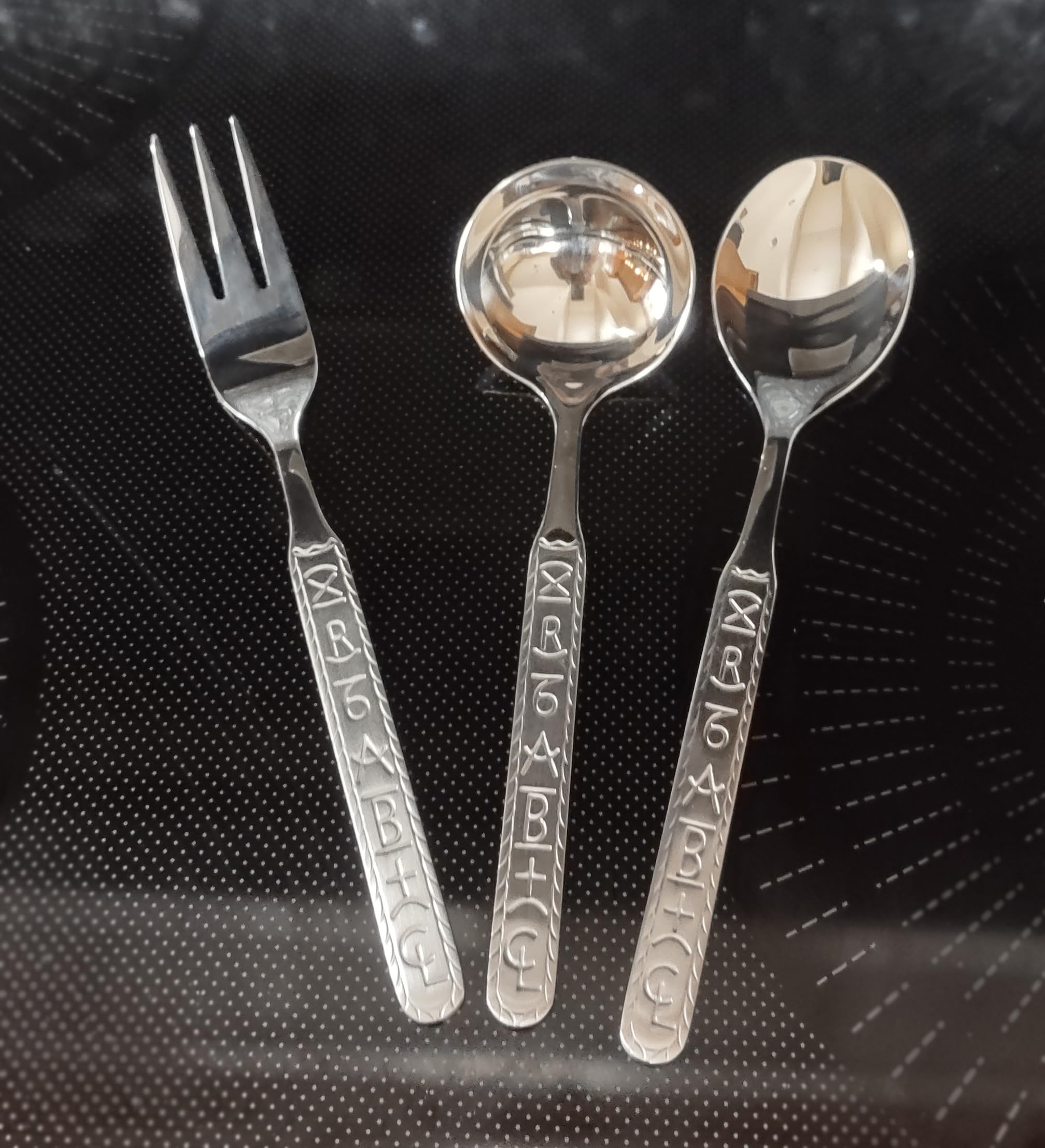 Ranch Brands Stainless Silverware Serving Set (3 Piece) by Cowboy Living